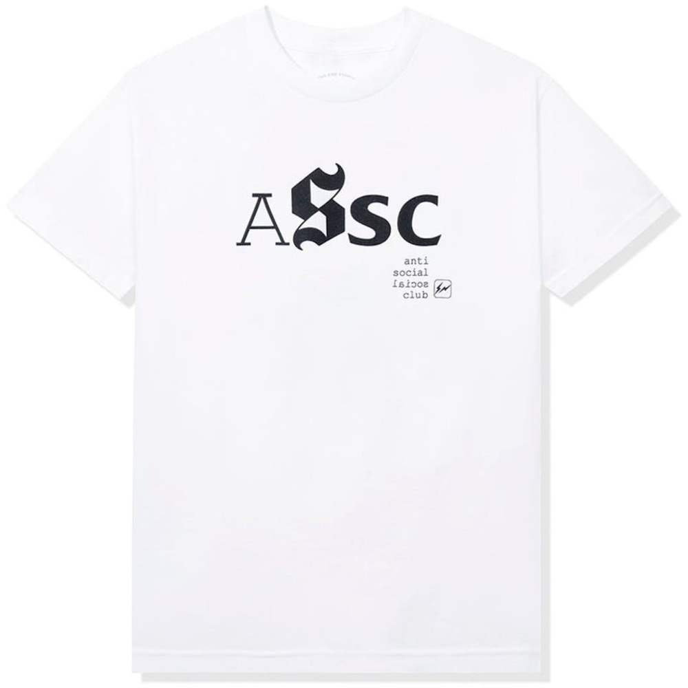 Anti Social Social Club x Fragment Type A Tee in White Small